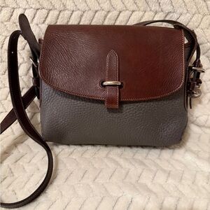 Dooney and Bourke Y169 Small Flap Bag in Slate
